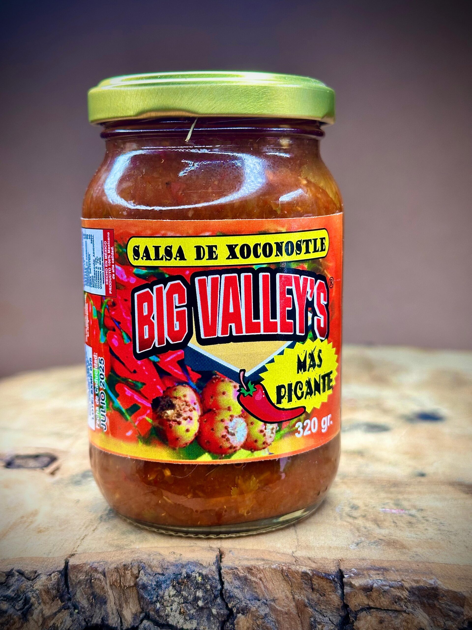 caja de 12 piezas de salsa de xoconostle más picante